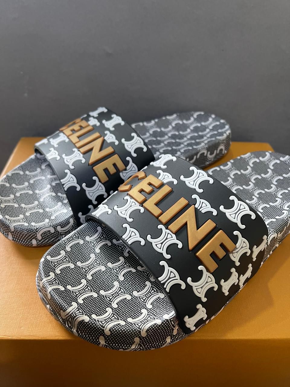 Celine Unisex Slides
