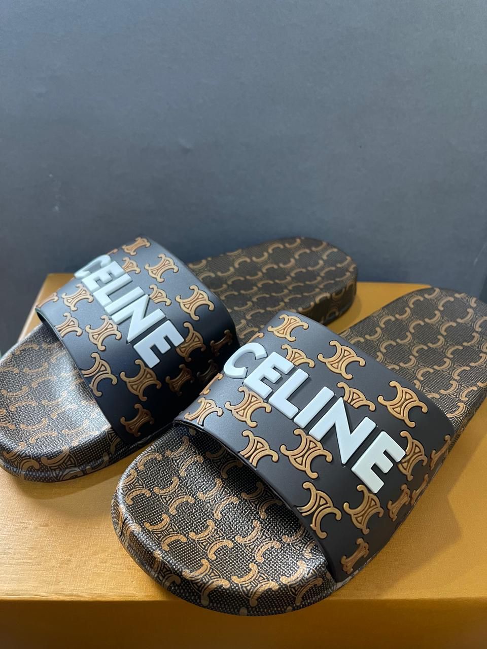 Celine Unisex Slides