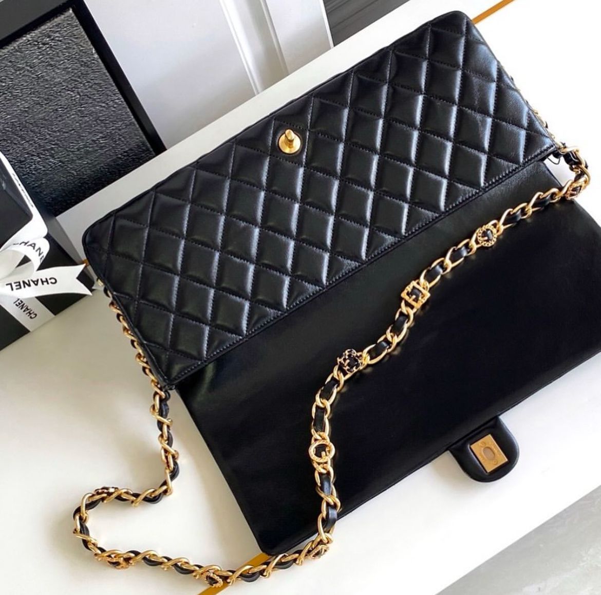 Chanel Maxi Clutch Bag