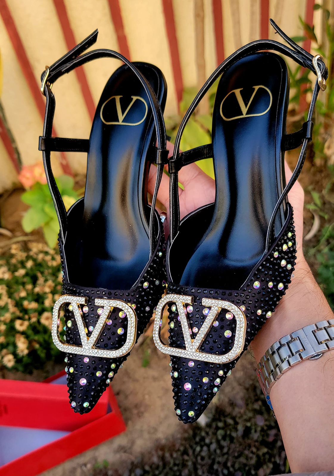Valentino Rouhistones Heels