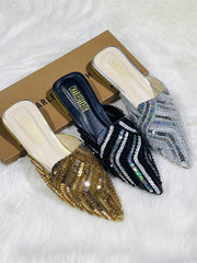 Charles And Keith Embroidered Sequence Pumps