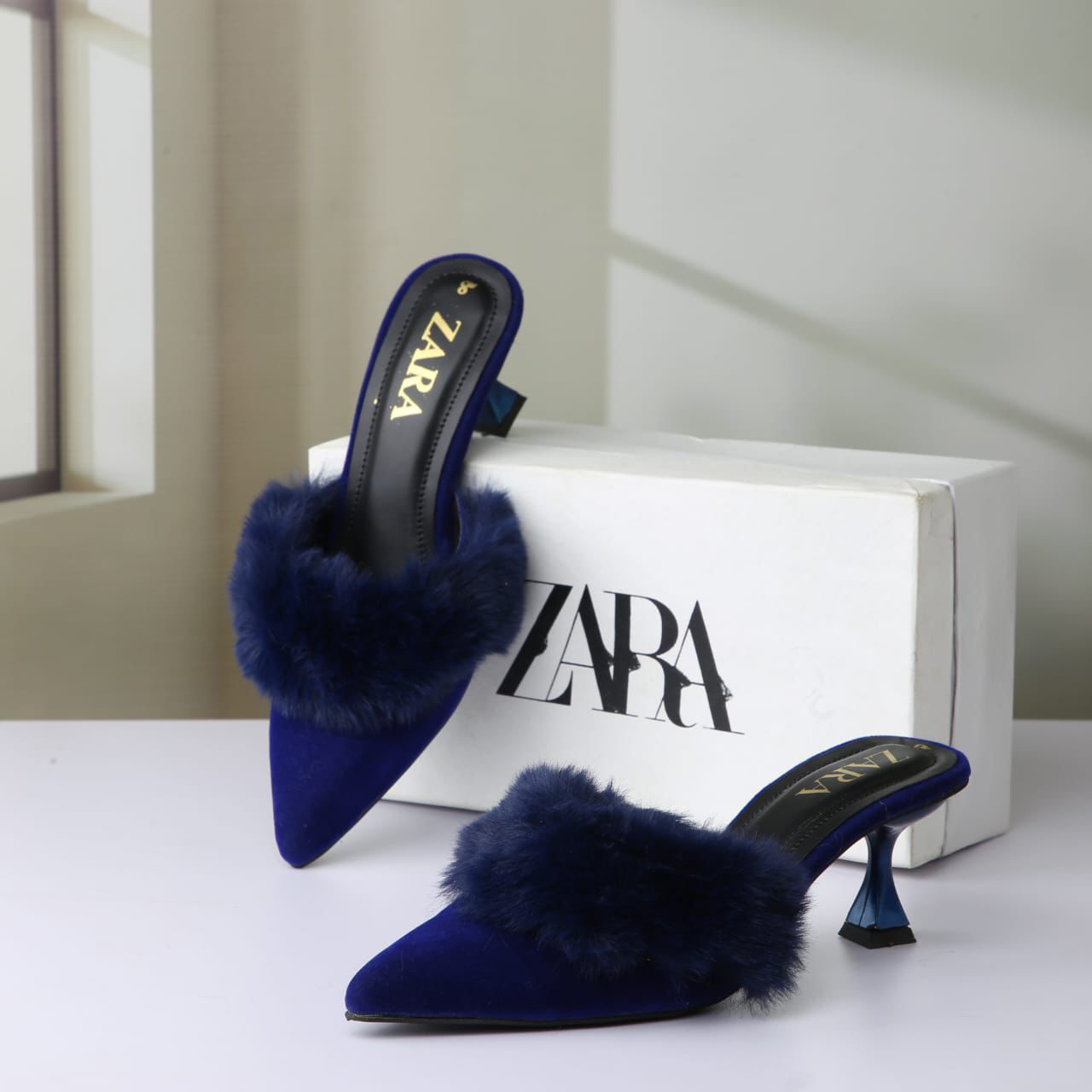 Zara Fur Heels