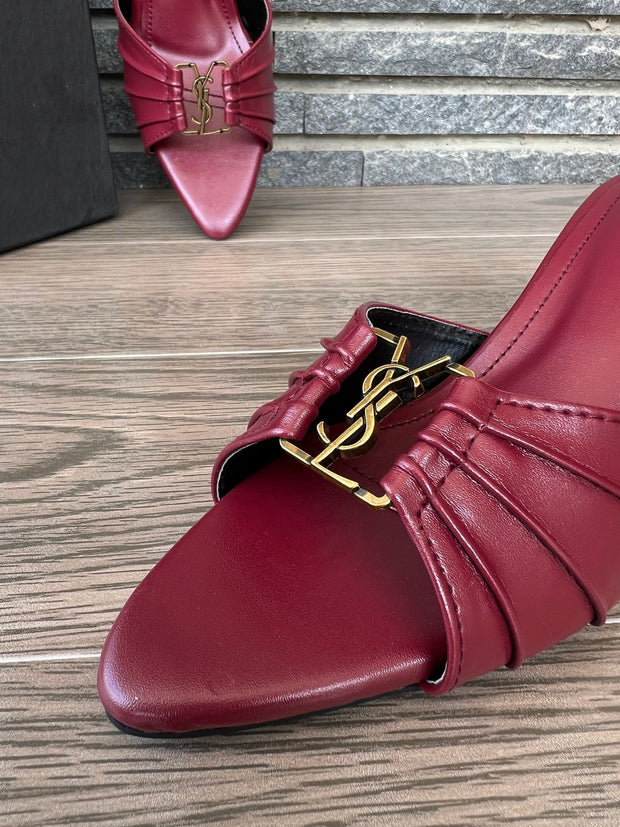 YSL Maroon Heels