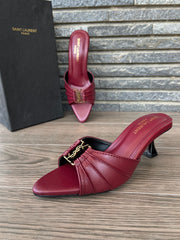 YSL Maroon Heels