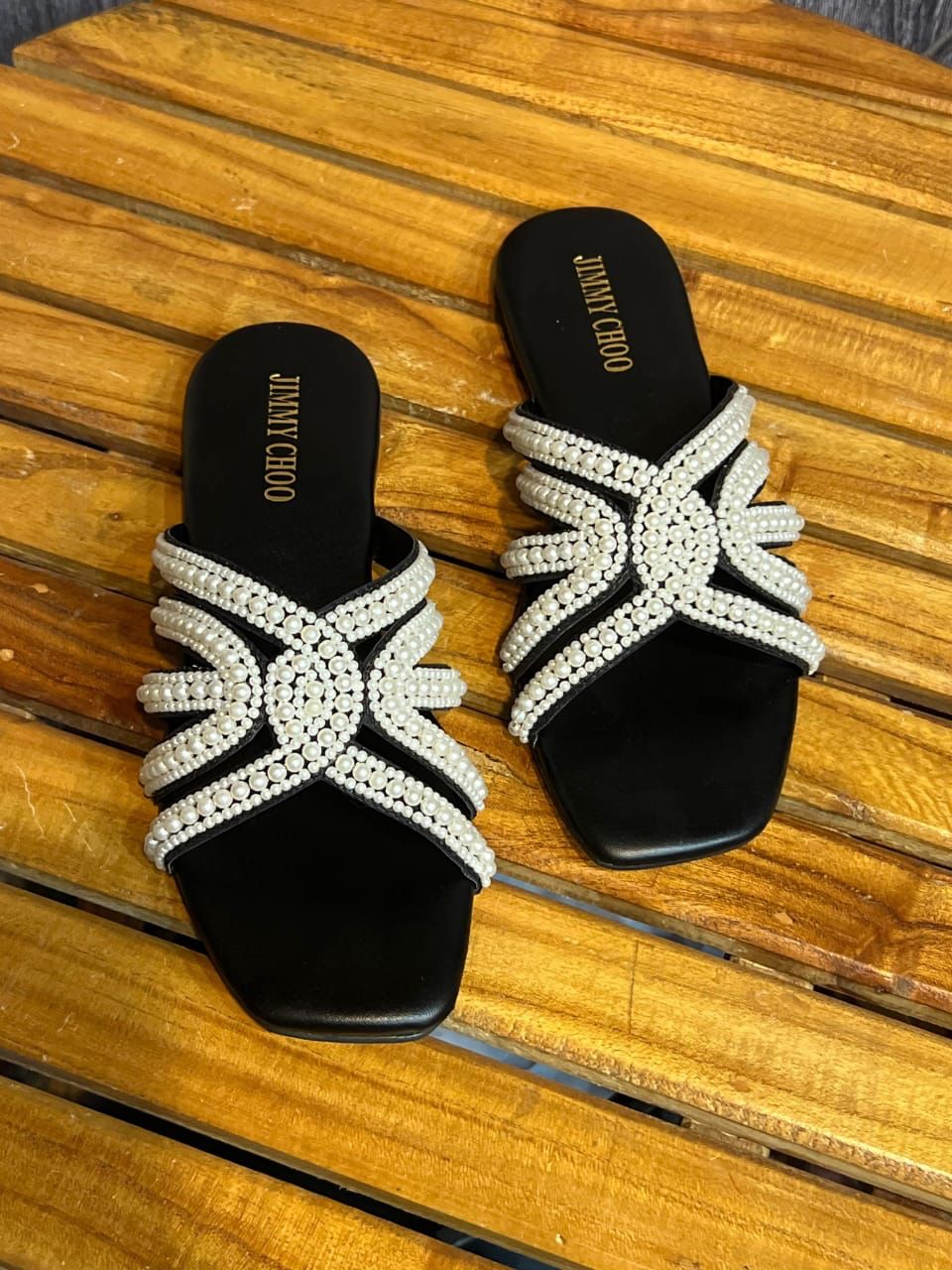 Jimmy Choo Pearls Flats