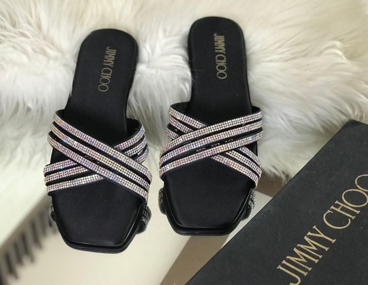 Jimmy Choo Pearl Slippers