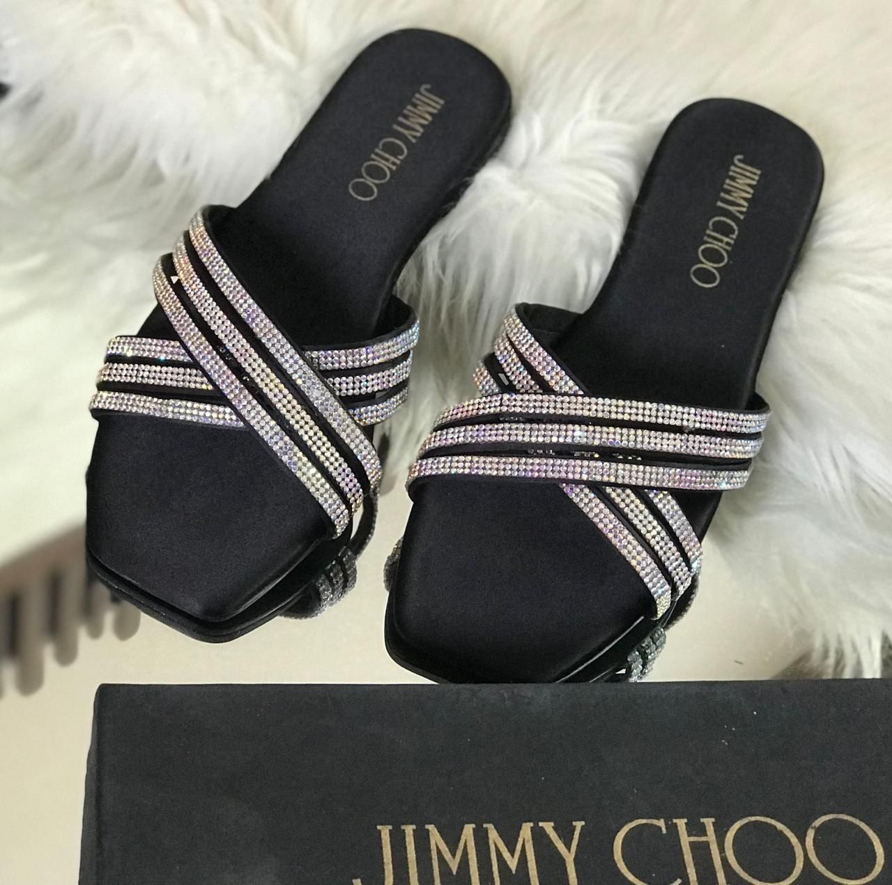 Jimmy Choo Pearl Slippers