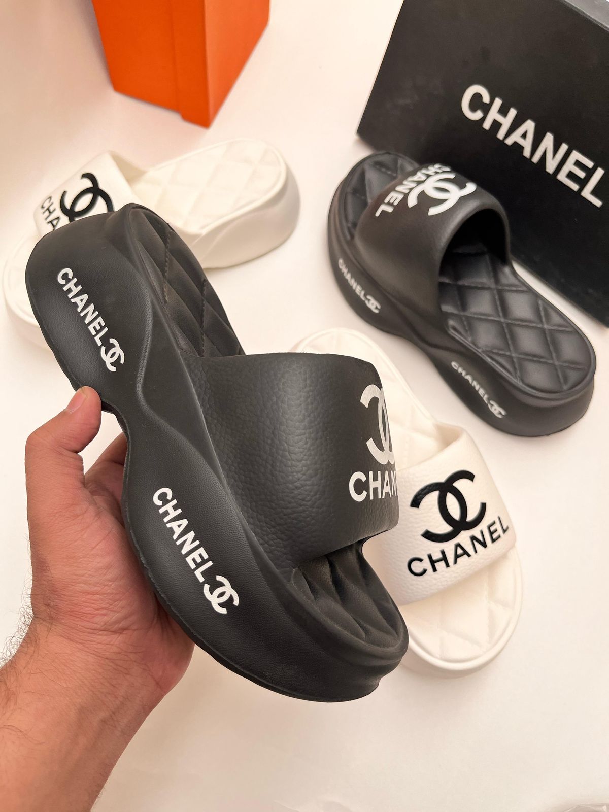 Chanel Platform Flipflops
