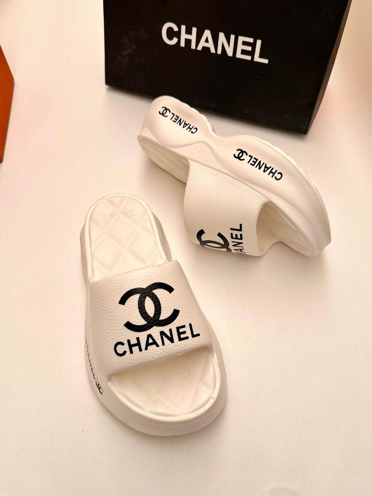 Chanel Platform Flipflops