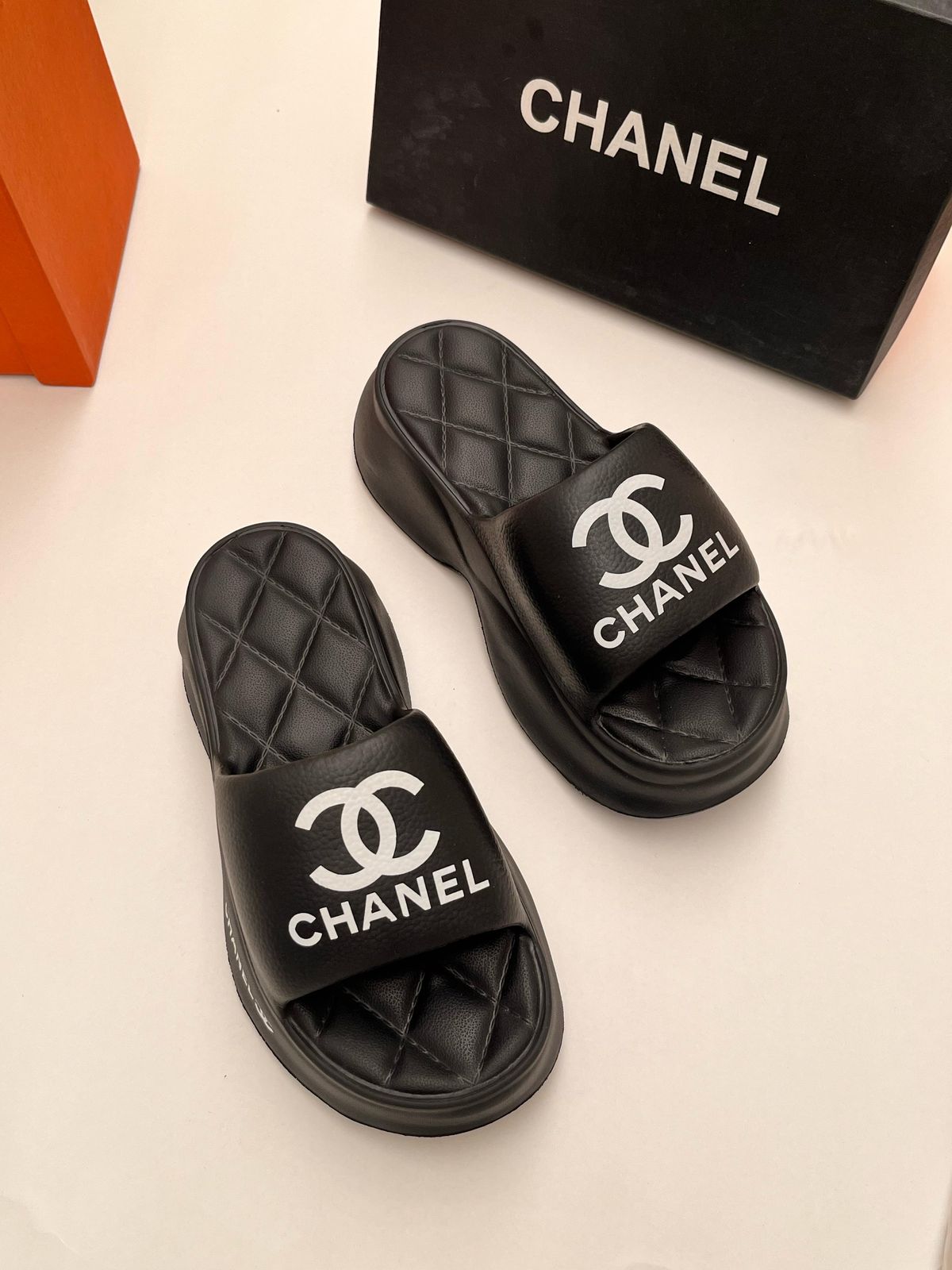 Chanel Platform Flipflops