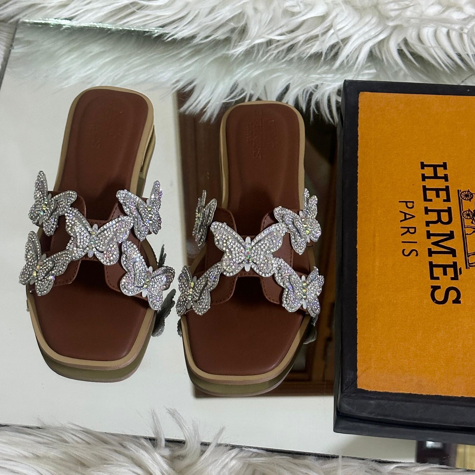 Hermes Luxe Glide Slippers