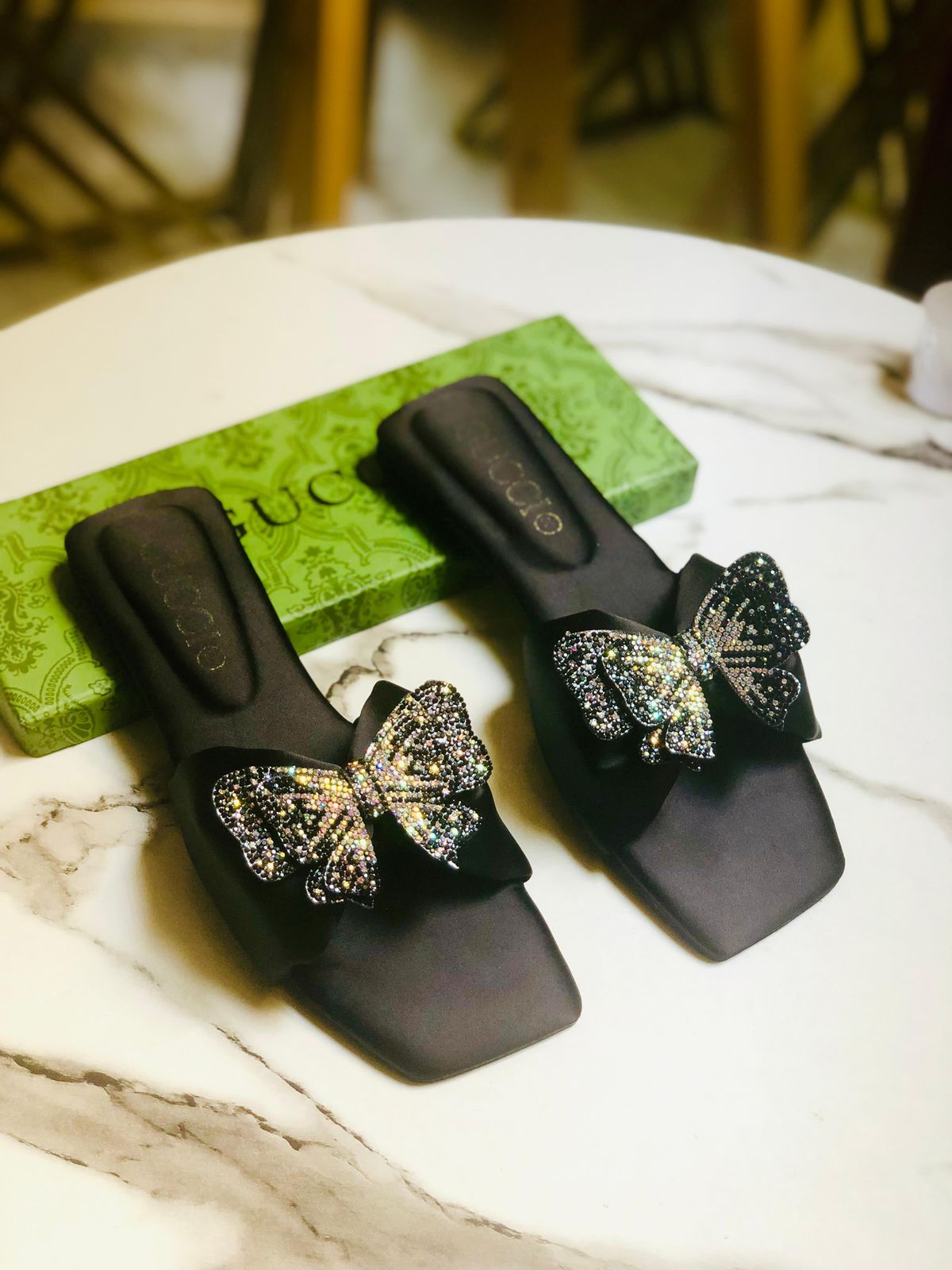 Gucci Butterfly Flat Sippers