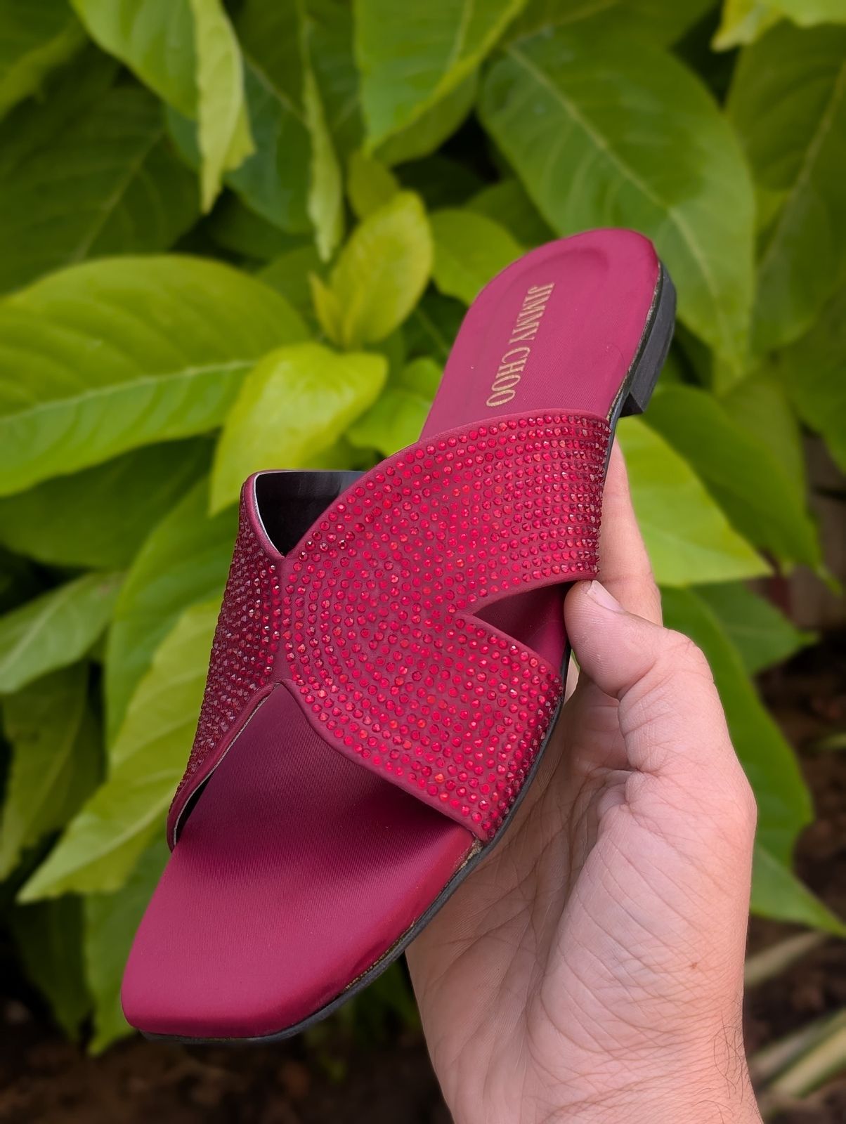 Jimmy Choo Stone Slippers