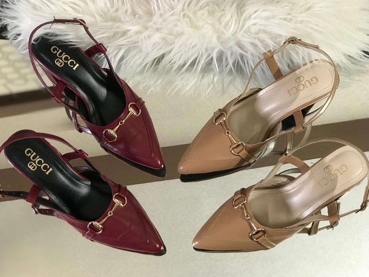 Gucci Block Chain Heels