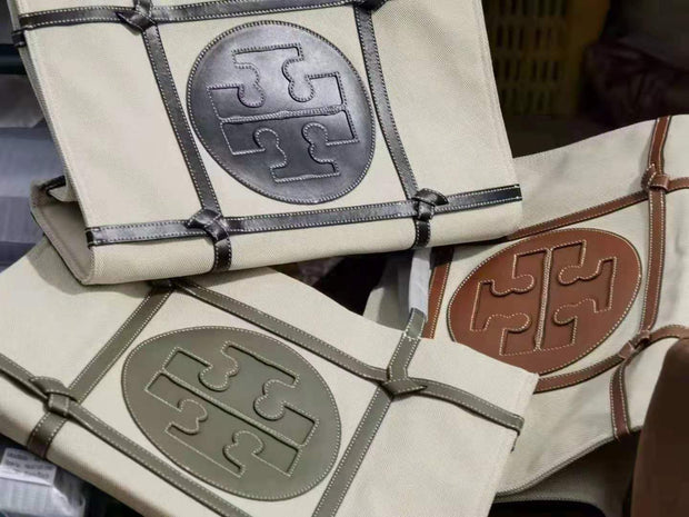 Tory Burch Ella Canvas Tote Bags