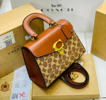 Coach Signature Carry Handle Bags