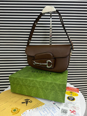 Gucci Horsebit 1955 Monogrammed Small Shoulder Bag