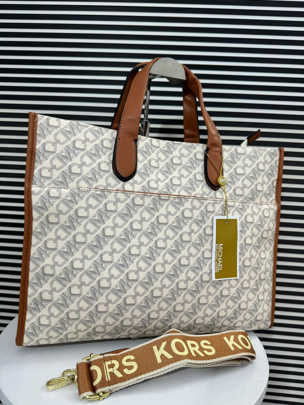 Michael Kors Large Empire Signature Logo Tote Bag