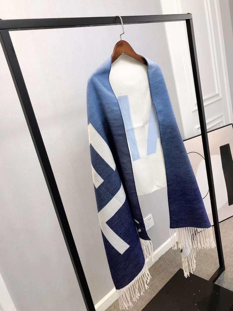 Chanel Woolen Shawls Reverse able