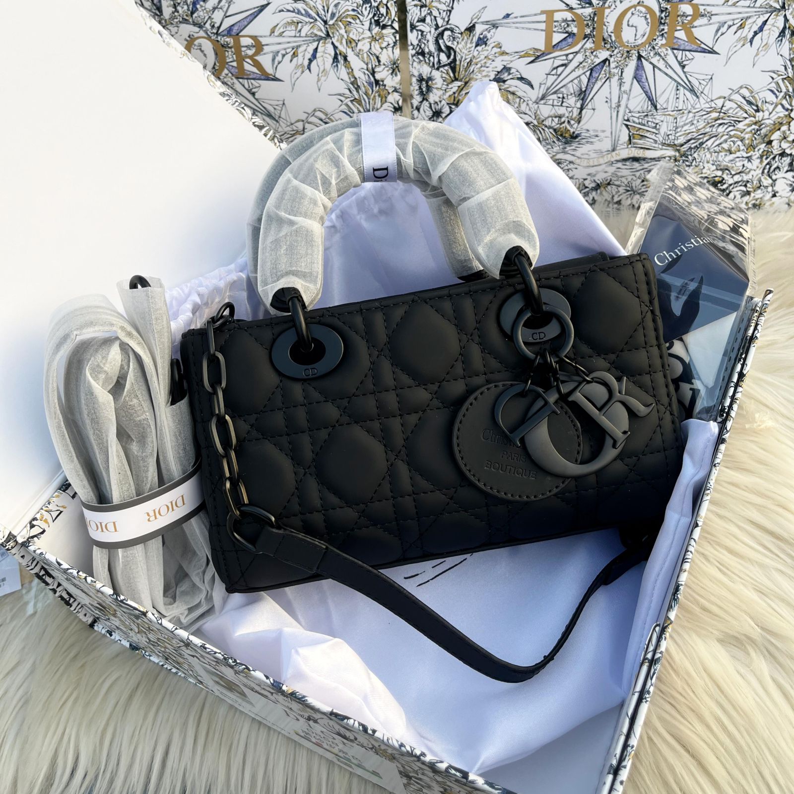Lady Dior Mm Bag