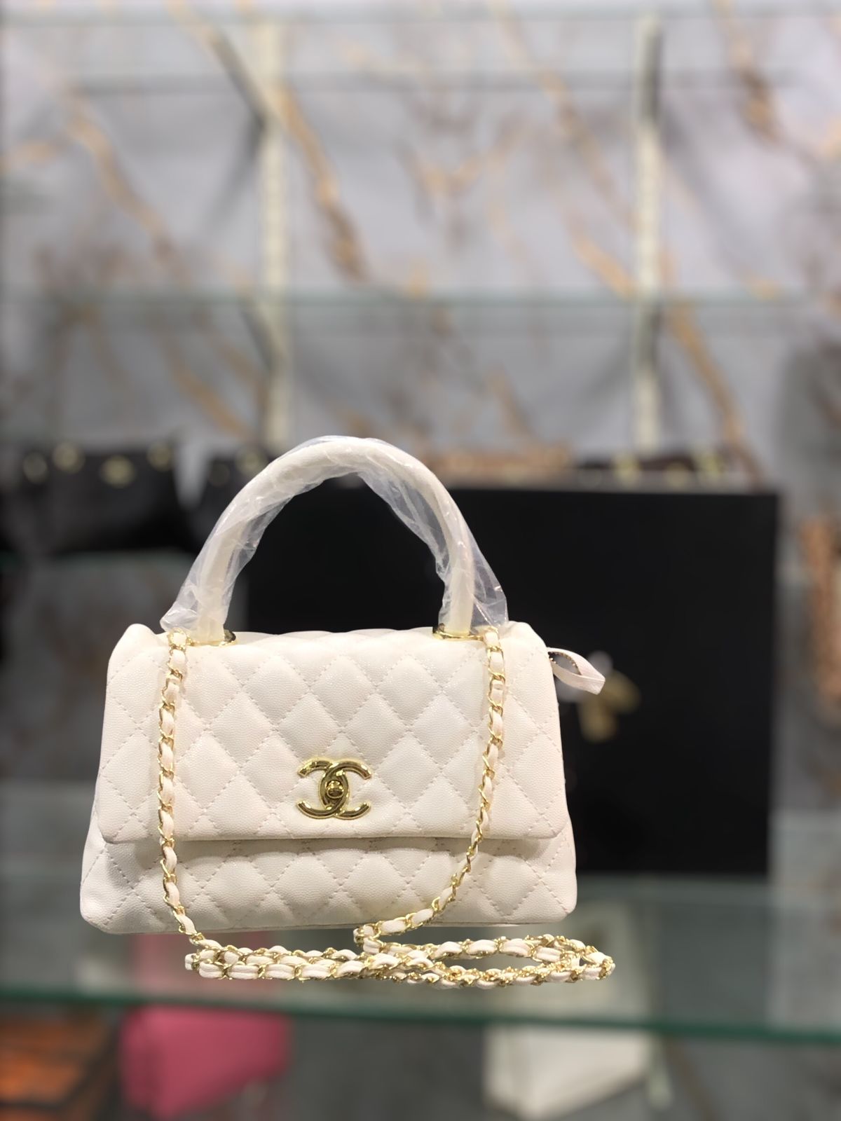 Chanel Top Handle Cc Bag