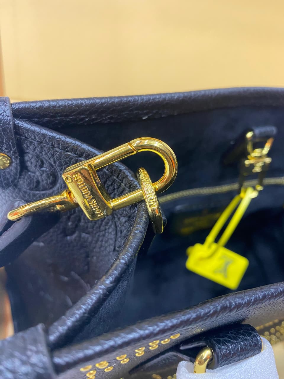 Lv On The Go Monogram Empreinte Bag