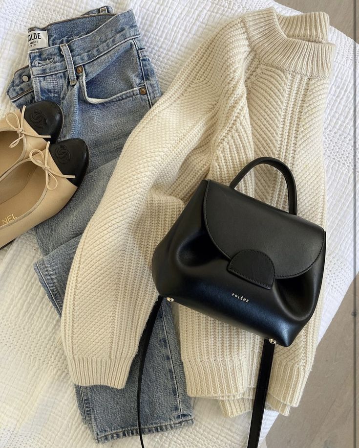 Polene Top Handle Lou Bag