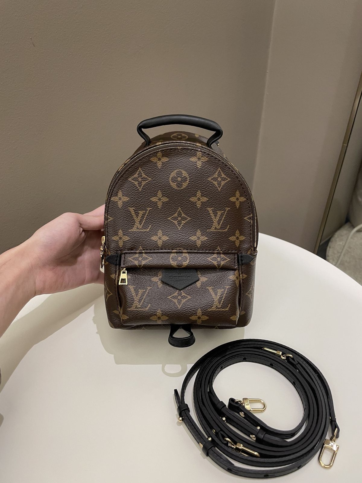 Lv Palm Springs Mini Bagpack
