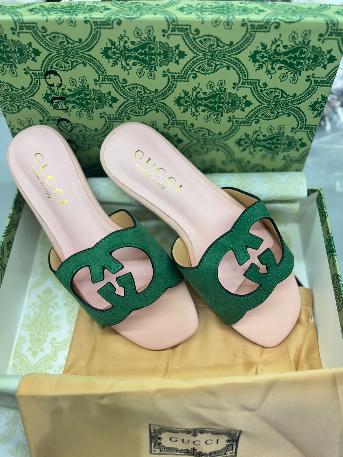 Gucci Interlocking Sandals