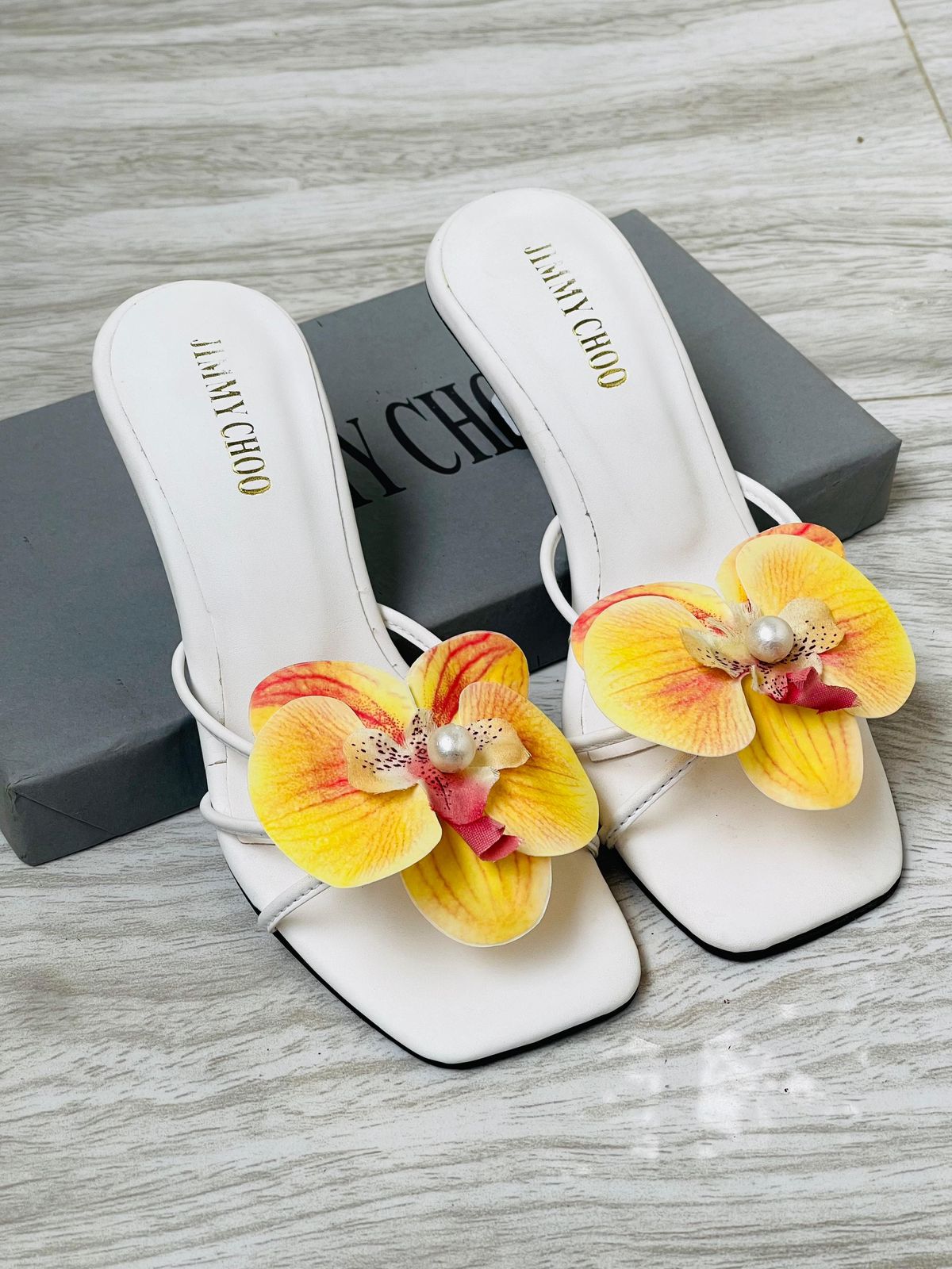 Zara Signature Floral Heels