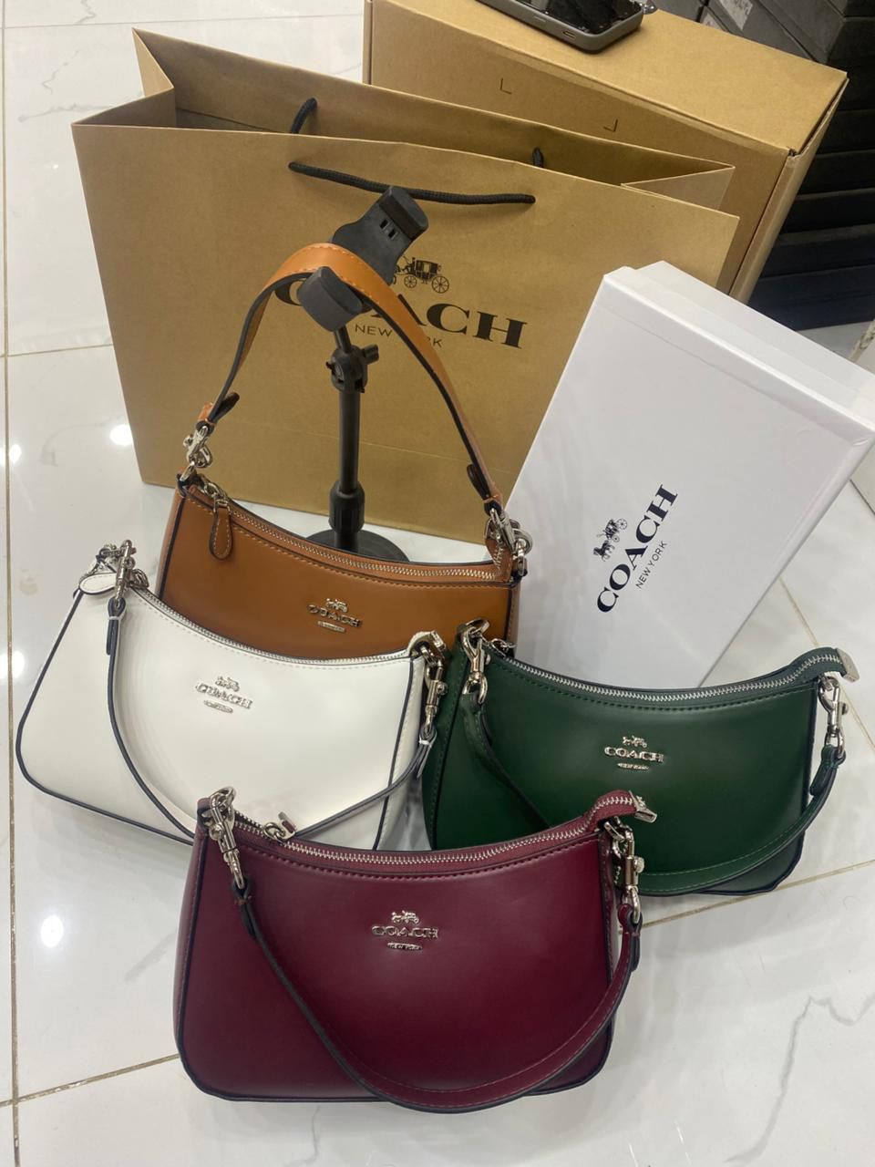 Coach Teri Solid Shoulder Bag