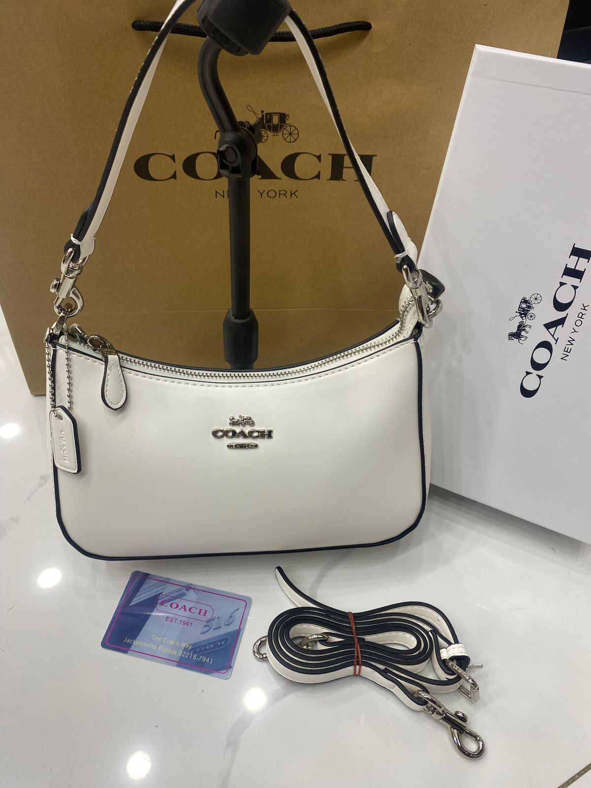 Coach Teri Solid Shoulder Bag
