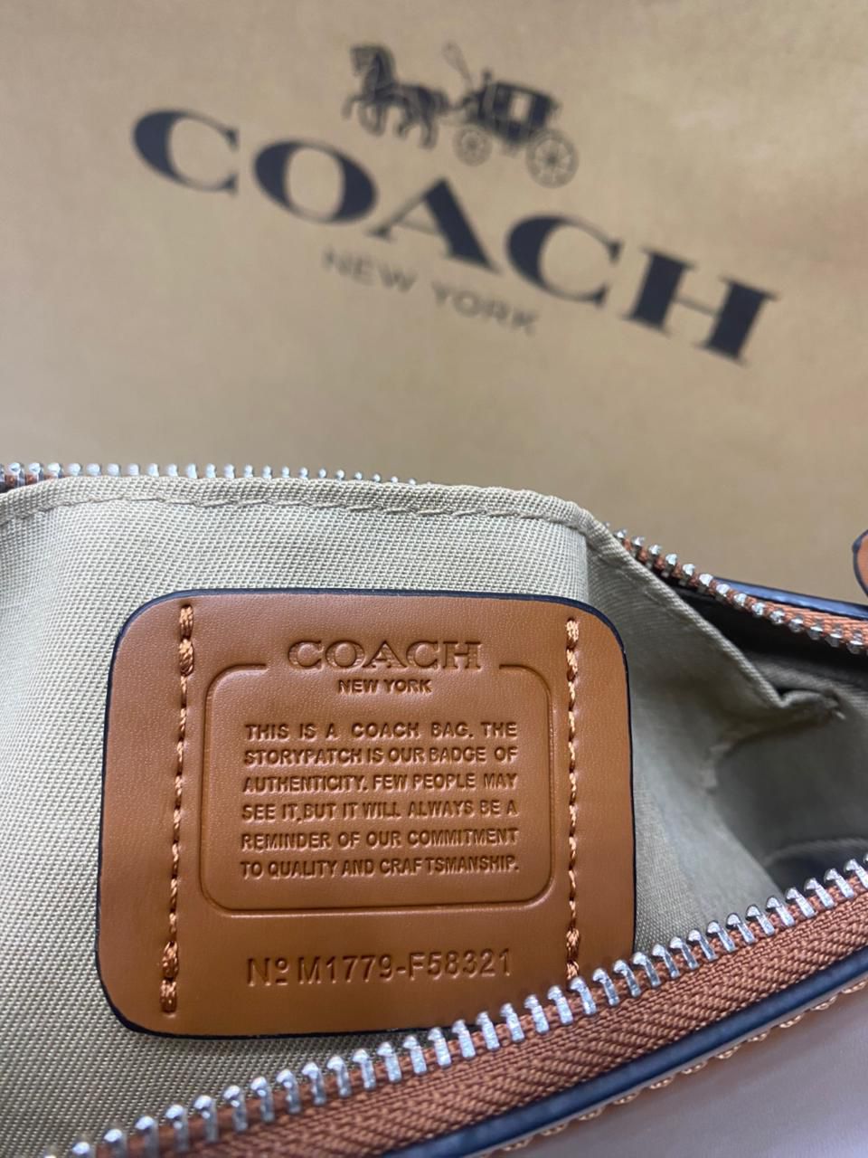 Coach Teri Solid Shoulder Bag