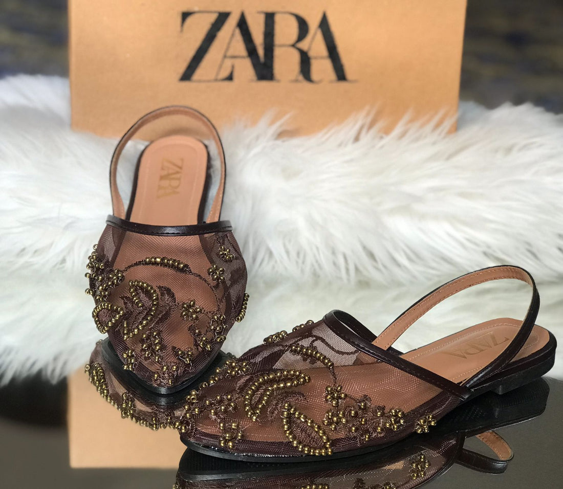 Zara Embroided Loafers