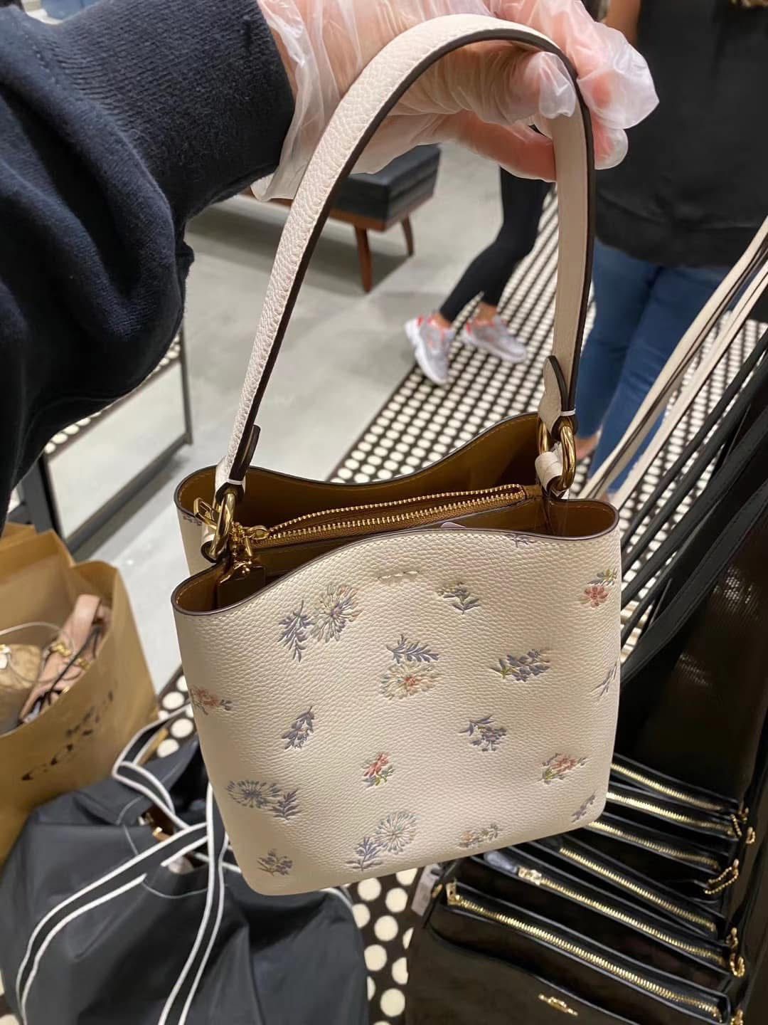 Coach Small Town Floral Bucket Bag