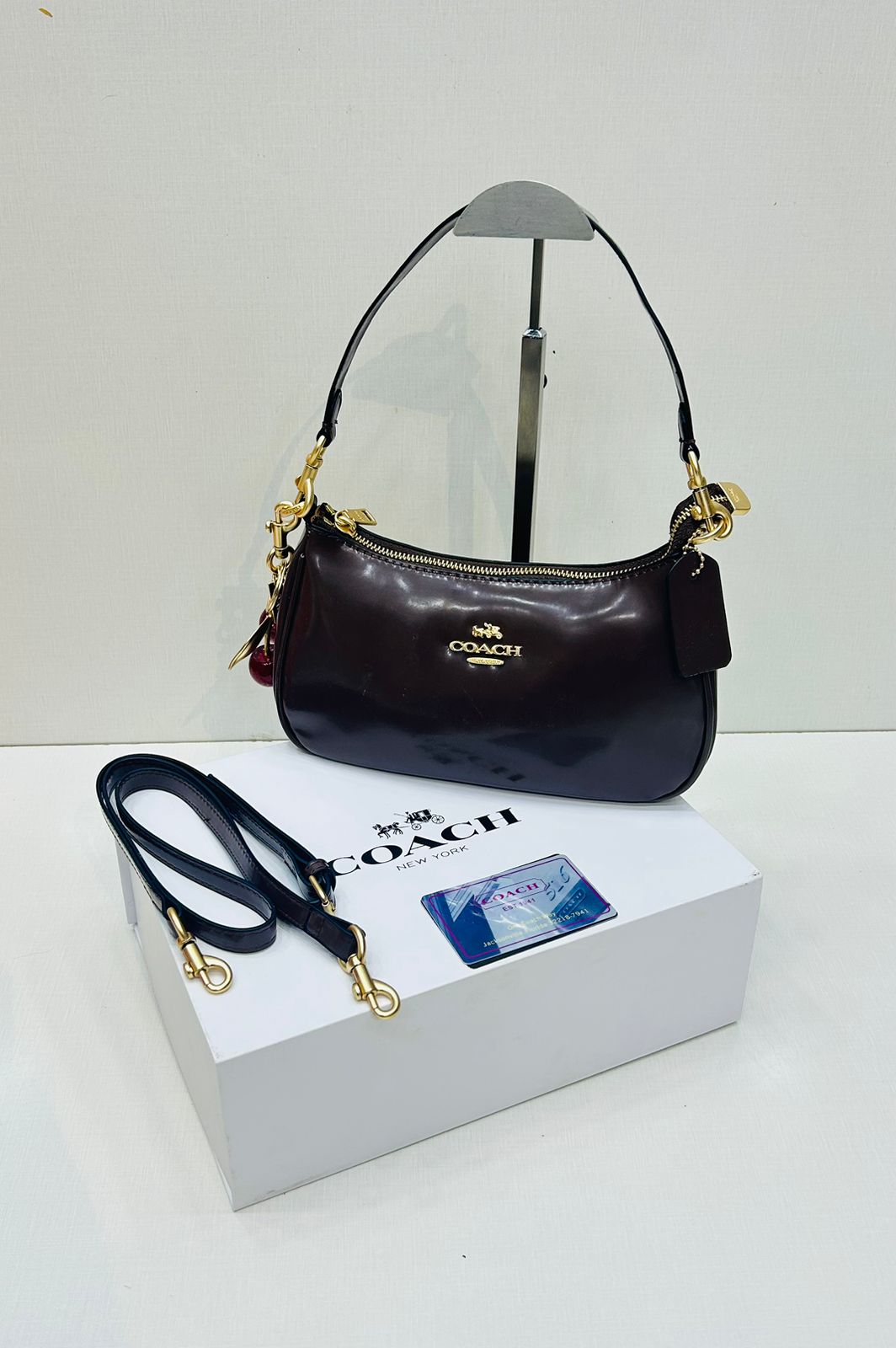 Coach Patent Teri Shoulder Bag