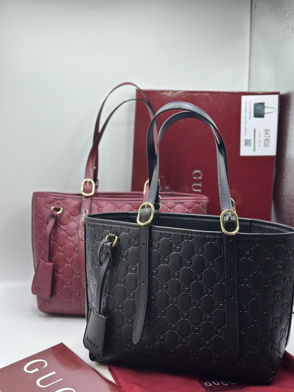 Gucci Emblem Medium Tote Bag