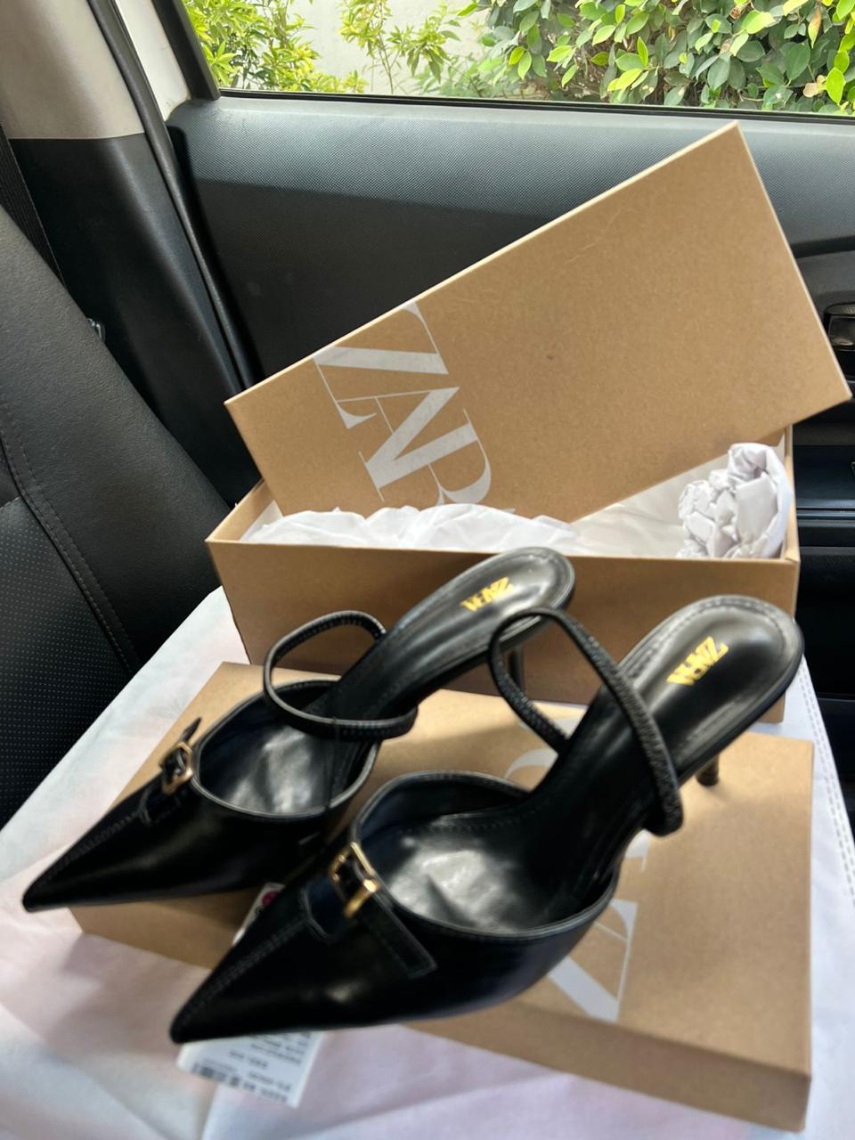 Zara Slingback Heels