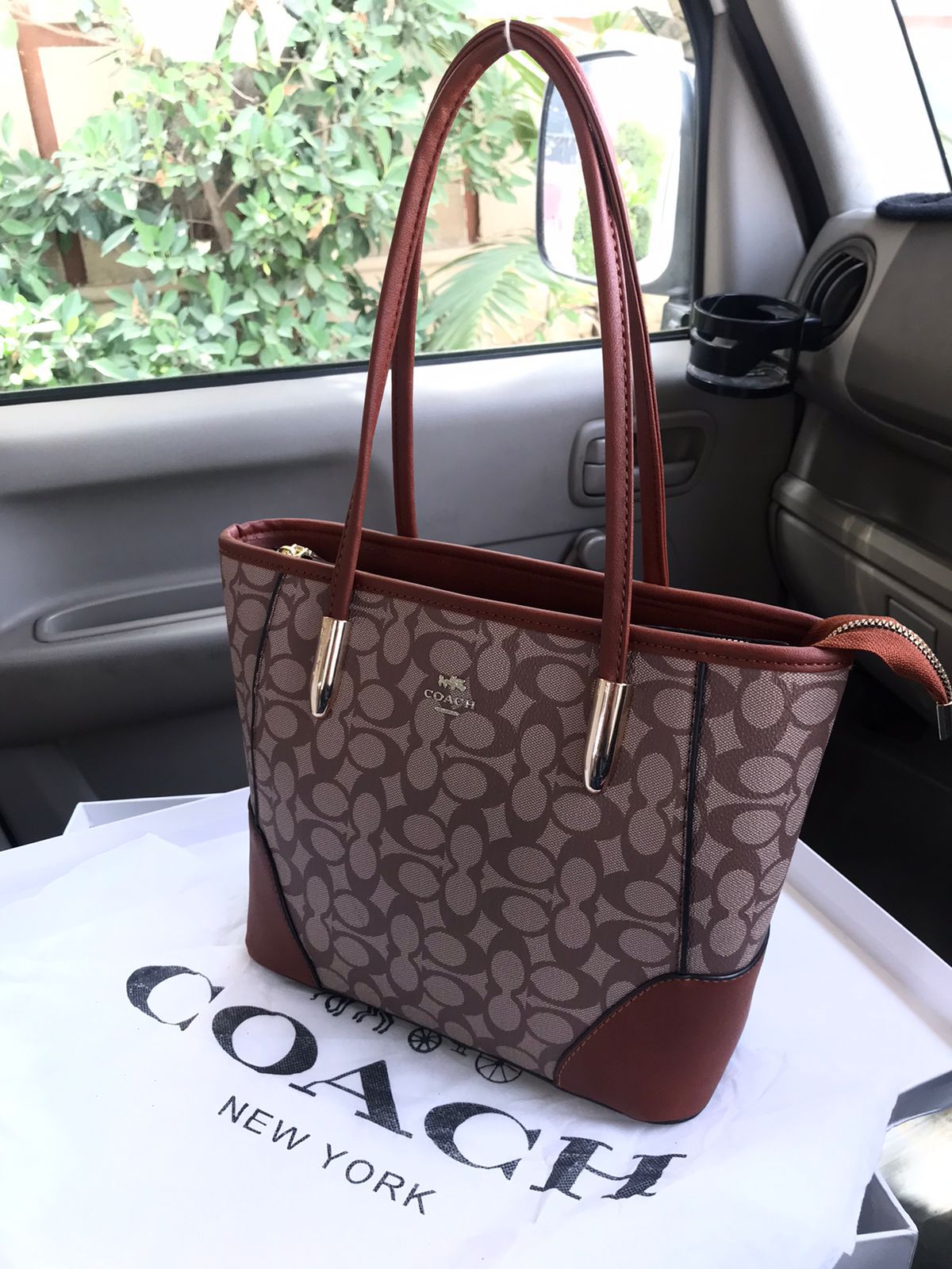 Coach Signature Parker Shoulder Bag