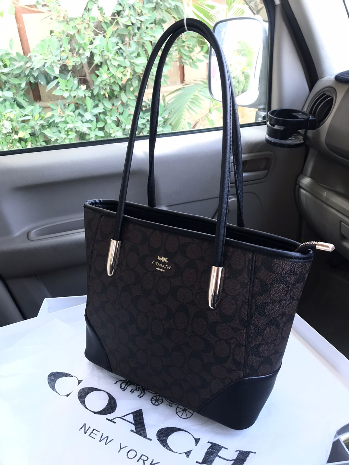 Coach Signature Parker Shoulder Bag