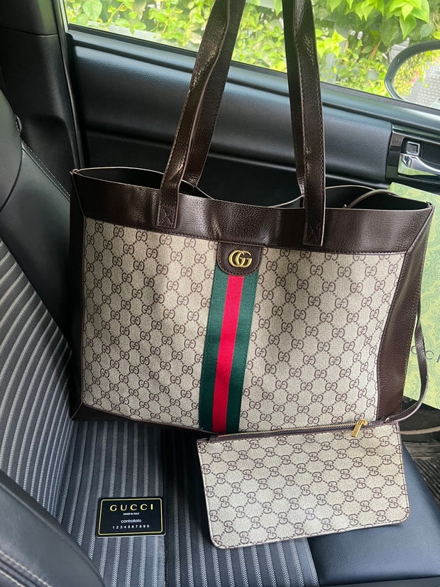 Gucci Signature Leather Crafted Women's Tote