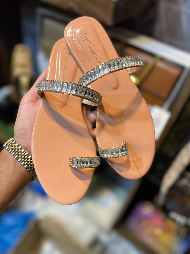 Giuseppe Zanotti Diamante Flats