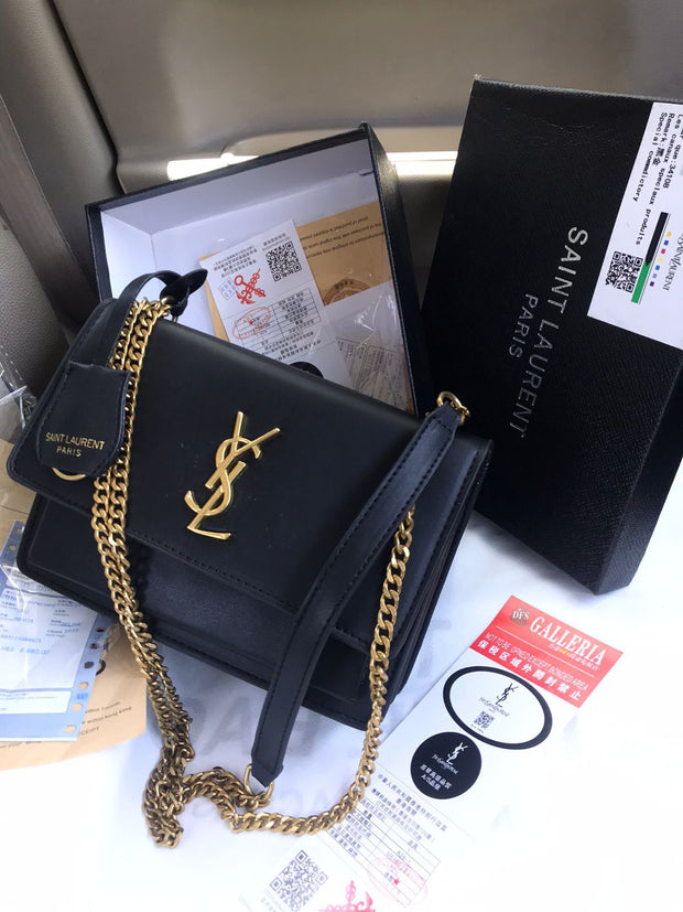 Saint Laurent Crocodile Patent Crossbody