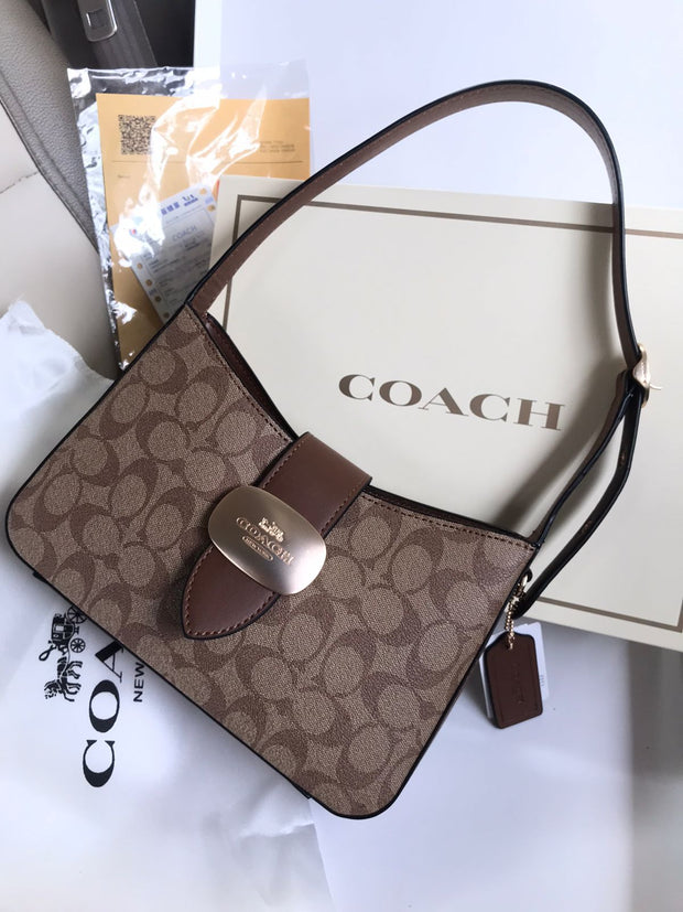 Coach Cowhide Leather Shoulder Bag