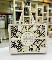 Chevron Leather MM Tote