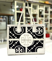 Chevron Leather MM Tote