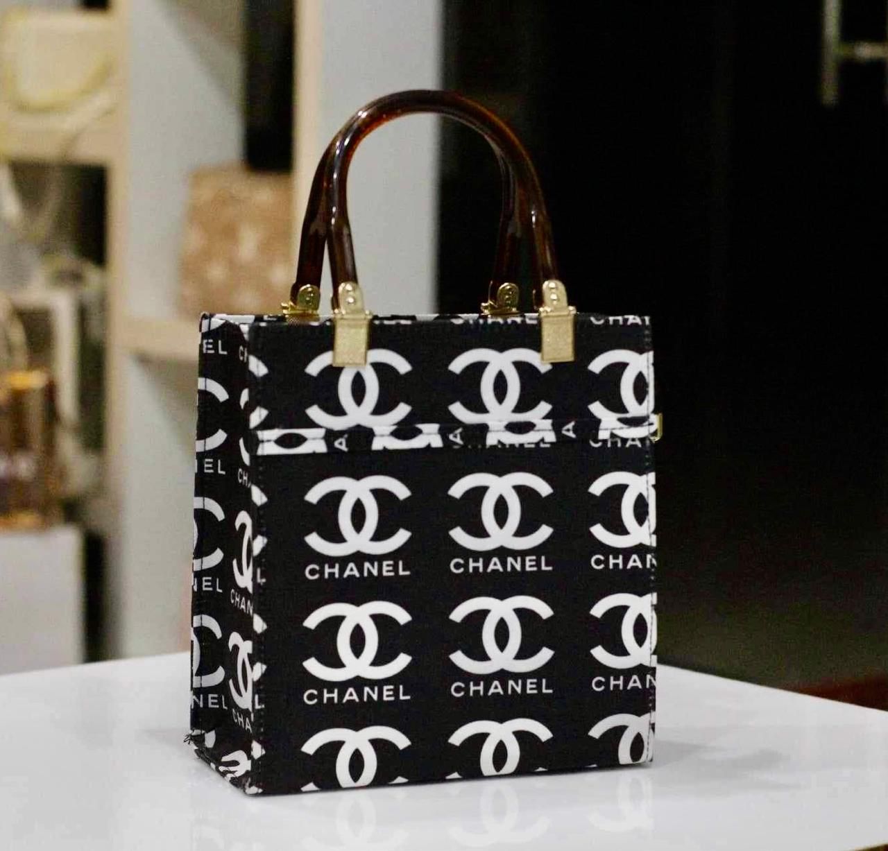 Chic Embossed Mini TT Handbag