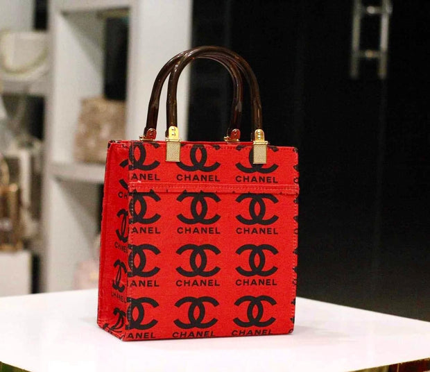 Chic Embossed Mini TT Handbag