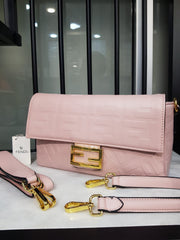 Fendi Embossed FF Baguette