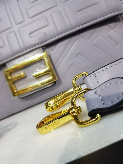Fendi Embossed FF Baguette